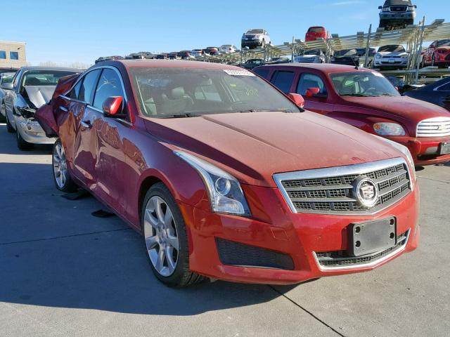 1G6AH5R31D0118185 - 2013 CADILLAC ATS LUXURY RED photo 1