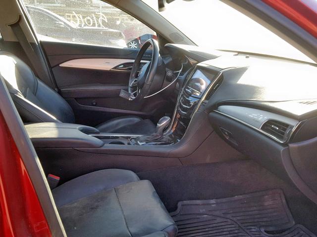 1G6AH5R31D0118185 - 2013 CADILLAC ATS LUXURY RED photo 5