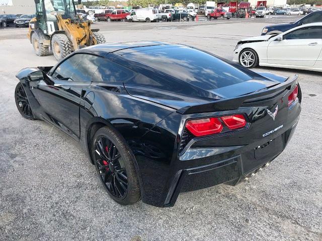 1G1YD2D78F5117209 - 2015 CHEVROLET CORVETTE S BLACK photo 3