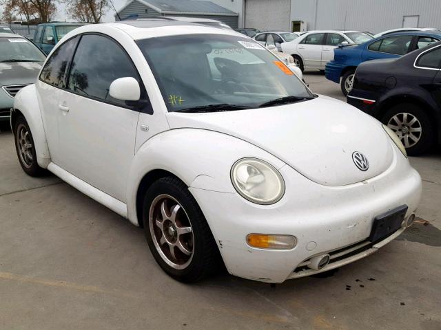 3VWCC21CXYM441715 - 2000 VOLKSWAGEN NEW BEETLE WHITE photo 1