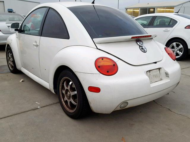 3VWCC21CXYM441715 - 2000 VOLKSWAGEN NEW BEETLE WHITE photo 3