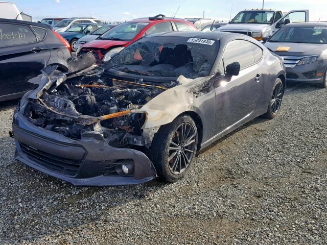 JF1ZCAC13D1602664 - 2013 SUBARU BRZ 2.0 LI GRAY photo 2