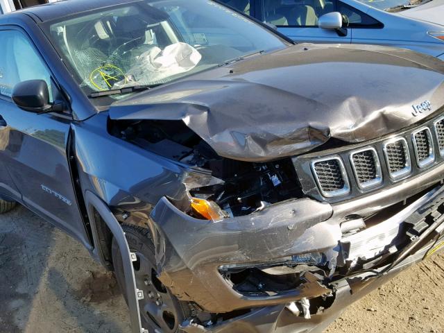 3C4NJCAB7JT489635 - 2018 JEEP COMPASS SP 灰色 照片 9