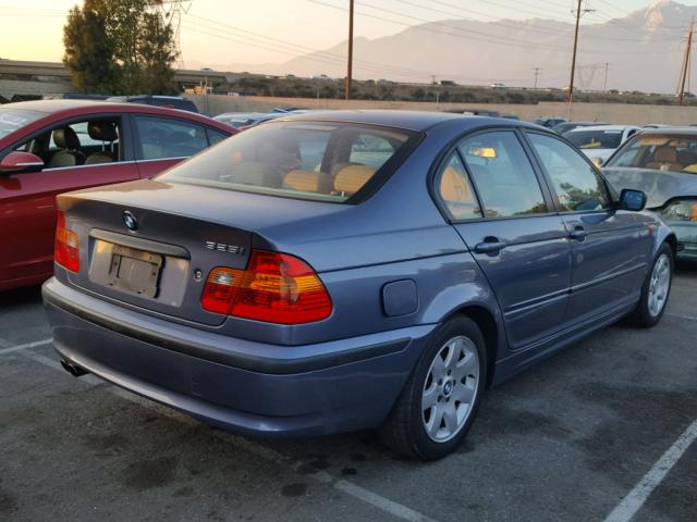 WBAAZ33425KW77179 - 2005 BMW 325 IS SUL BLUE photo 4