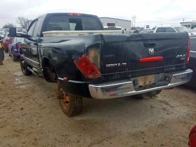 3D7MS48C35G840025 - 2005 DODGE RAM 3500 S BLACK photo 3