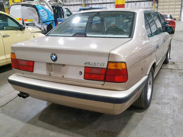 WBAHE6320SGF32556 - 1995 BMW 540 I AUTO GOLD photo 4