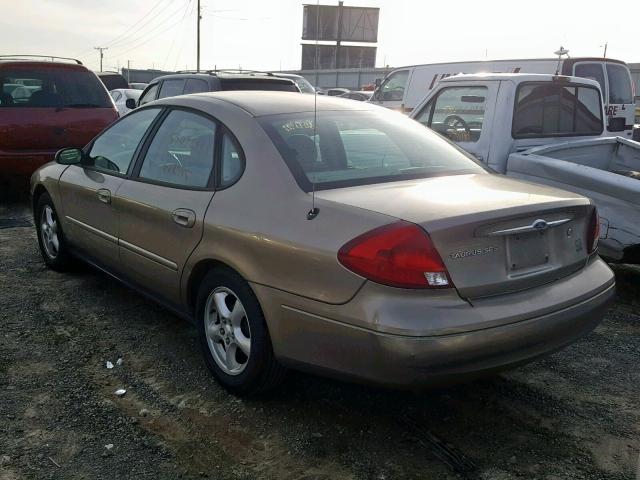 1FAFP55273A165304 - 2003 FORD TAURUS SES TAN photo 3