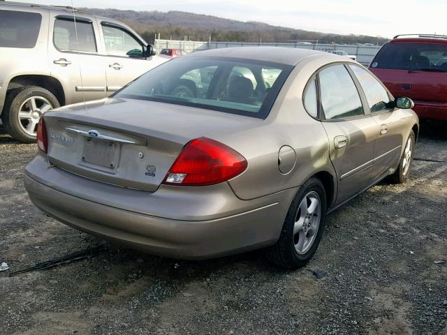 1FAFP55273A165304 - 2003 FORD TAURUS SES TAN photo 4