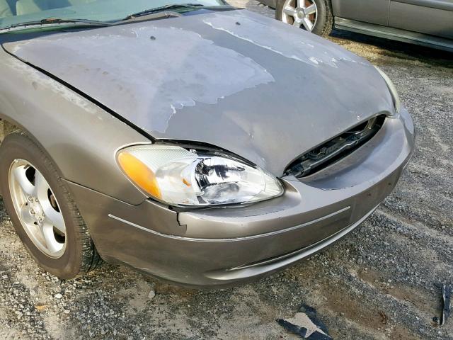 1FAFP55273A165304 - 2003 FORD TAURUS SES TAN photo 9