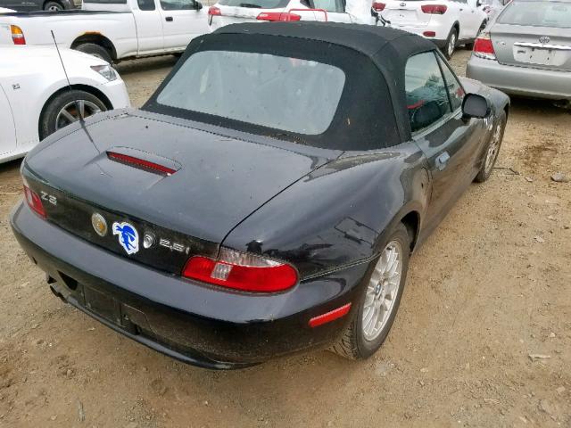 4USCN33442LK51582 - 2002 BMW Z3 2.5 BLACK photo 4