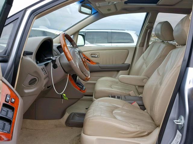 JTJHF10U620239871 - 2002 LEXUS RX 300 GRAY photo 5