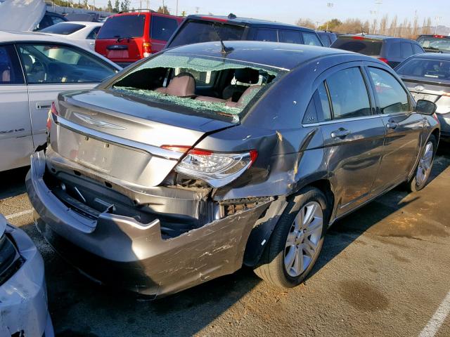 1C3CCBAB0DN705295 - 2013 CHRYSLER 200 LX GRAY photo 4