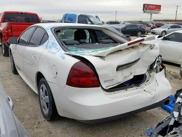 2G2WP552371207868 - 2007 PONTIAC GRAND PRIX WHITE photo 3