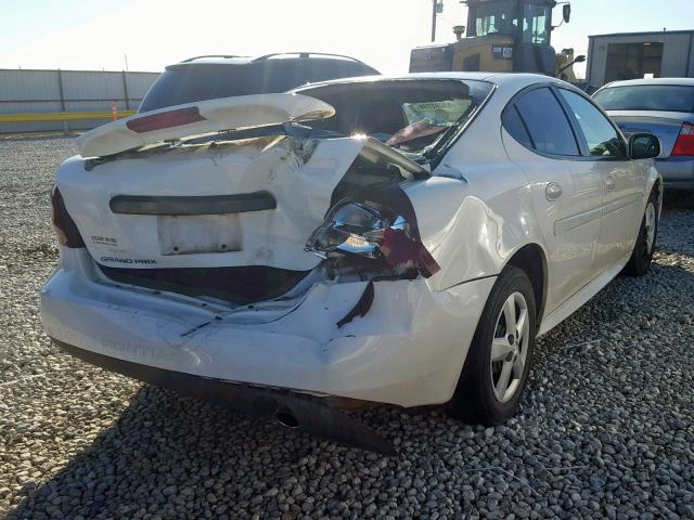 2G2WP552371207868 - 2007 PONTIAC GRAND PRIX WHITE photo 4