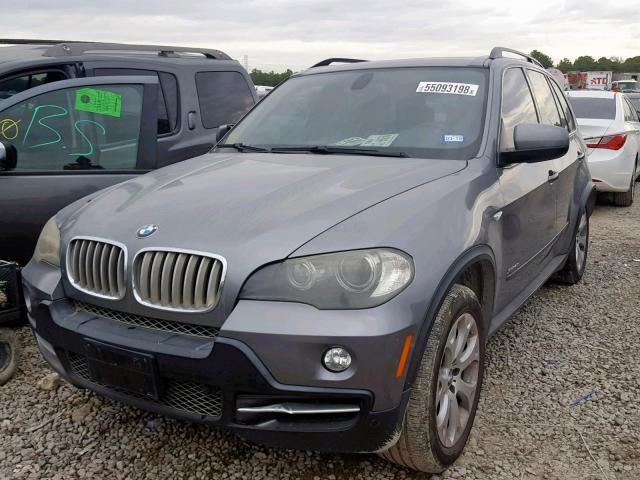 5UXFE83519L169844 - 2009 BMW X5 XDRIVE4 SILVER photo 2