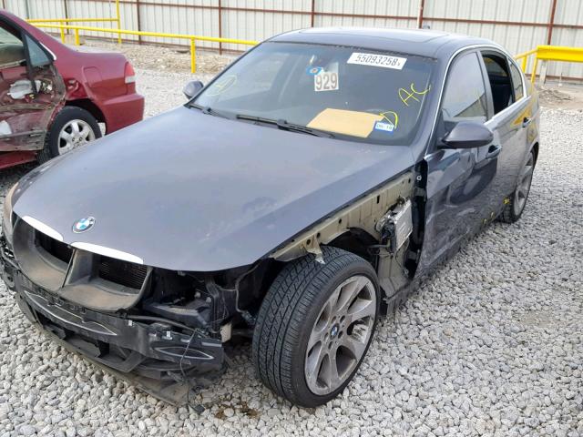 WBAVB33576KR77770 - 2006 BMW 330 I CHARCOAL photo 2