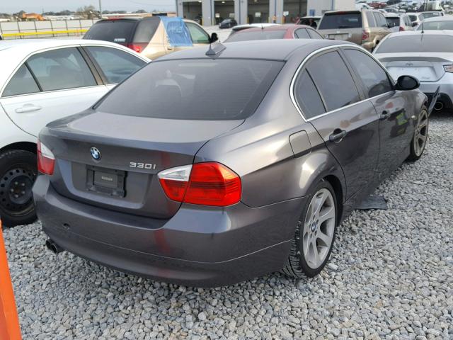 WBAVB33576KR77770 - 2006 BMW 330 I CHARCOAL photo 4