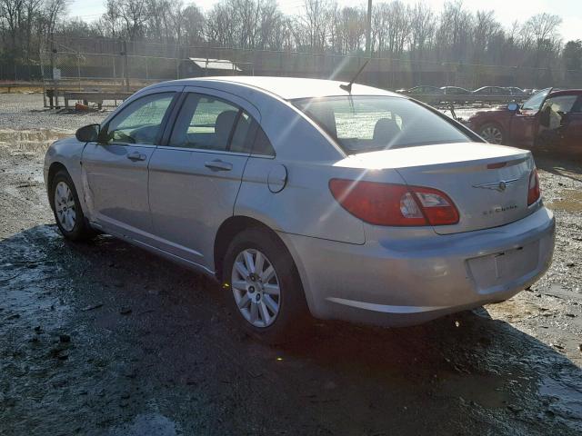 1C3LC46K18N113494 - 2008 CHRYSLER SEBRING LX SILVER photo 3