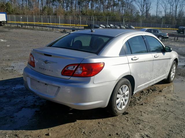 1C3LC46K18N113494 - 2008 CHRYSLER SEBRING LX SILVER photo 4