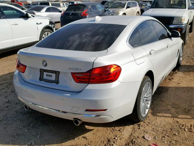 WBA4B1C56GG241861 - 2016 BMW 435 I WHITE photo 4