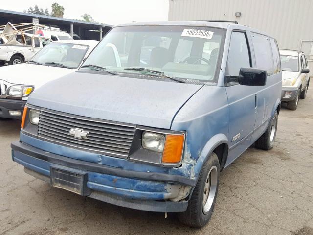 1GNCM15Z6HB117118 - 1987 CHEVROLET ASTRO BLUE photo 2