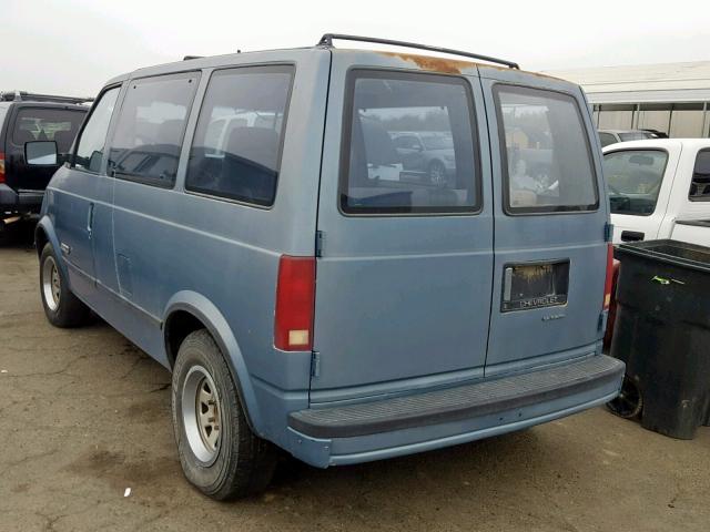 1GNCM15Z6HB117118 - 1987 CHEVROLET ASTRO BLUE photo 3