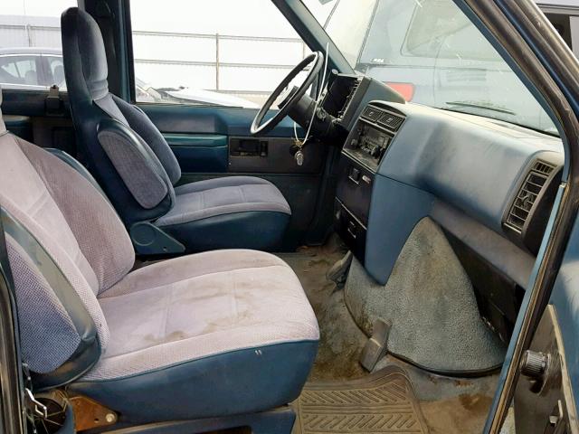 1GNCM15Z6HB117118 - 1987 CHEVROLET ASTRO BLUE photo 5