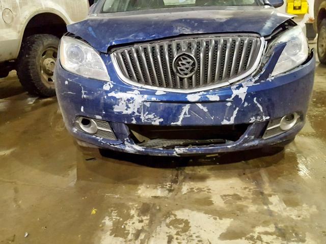 1G4PP5SK1D4127470 - 2013 BUICK VERANO BLUE photo 9