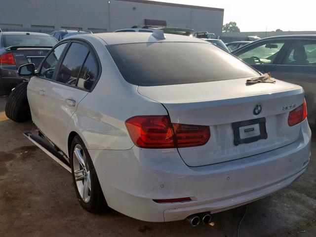 WBA3C1C53EK107697 - 2014 BMW 328 I SULE WHITE photo 3