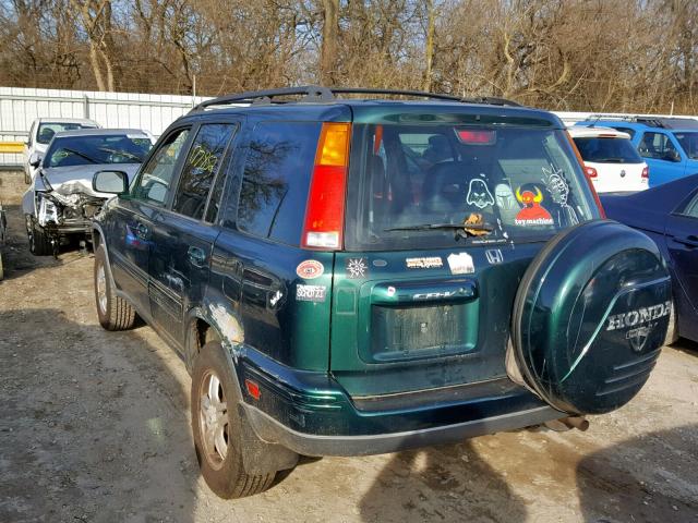 JHLRD1873YS006834 - 2000 HONDA CR-V SE GREEN photo 3