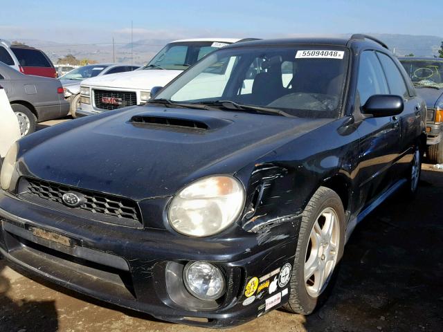 JF1GG29622G816723 - 2002 SUBARU IMPREZA WR BLACK photo 2