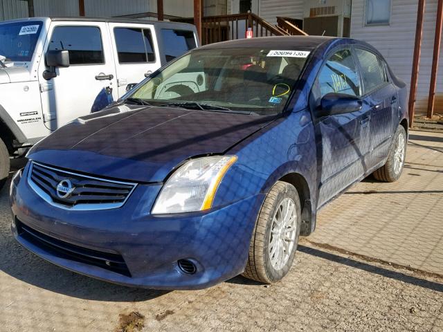 3N1AB6AP1BL707212 - 2011 NISSAN SENTRA 2.0 BLUE photo 2