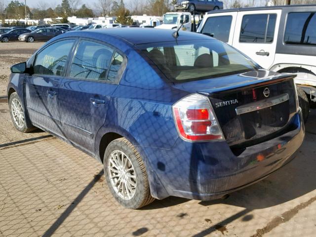 3N1AB6AP1BL707212 - 2011 NISSAN SENTRA 2.0 BLUE photo 3