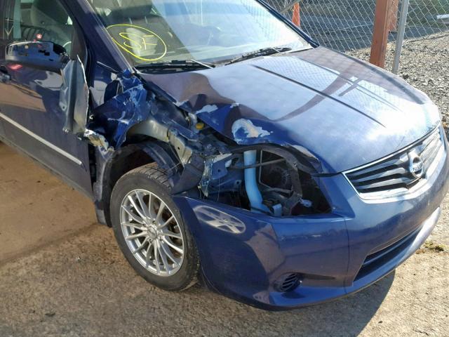 3N1AB6AP1BL707212 - 2011 NISSAN SENTRA 2.0 BLUE photo 9