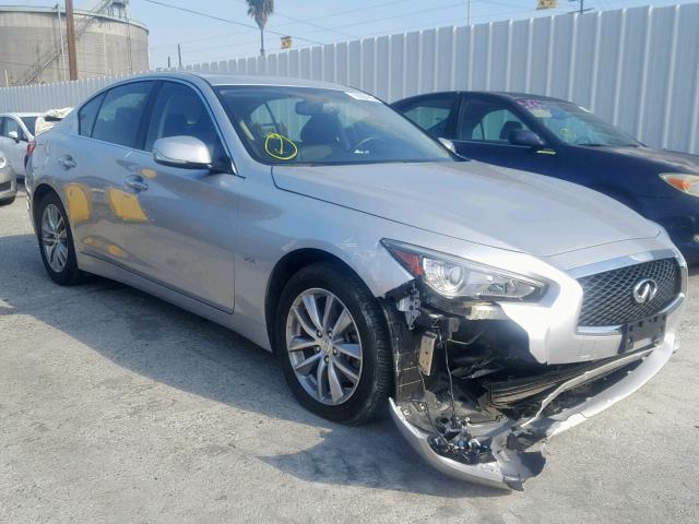 JN1CV7AP2HM642228 - 2017 INFINITI Q50 BASE SILVER photo 1