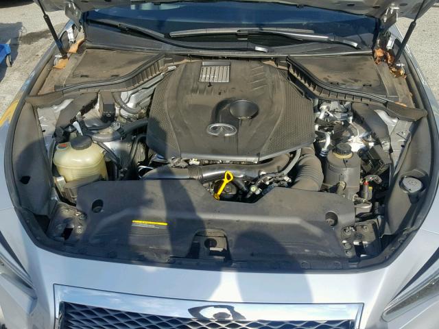 JN1CV7AP2HM642228 - 2017 INFINITI Q50 BASE SILVER photo 7