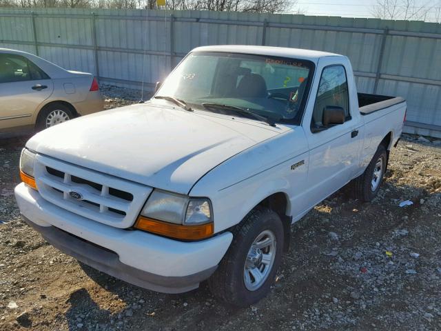 1FTYR10C2YPB64233 - 2000 FORD RANGER WHITE photo 2