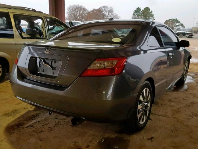 2HGFG12959H502987 - 2009 HONDA CIVIC EXL GRAY photo 4