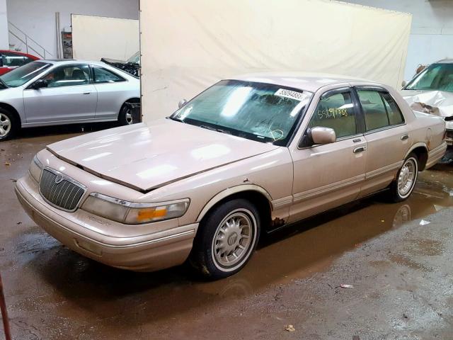 2MELM75W7VX636347 - 1997 MERCURY GRAND MARQ BEIGE photo 2