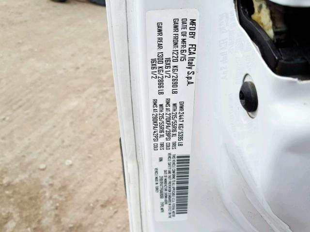 ZFBERFAT7F6A69061 - 2015 RAM PROMASTER 白色 照片 10