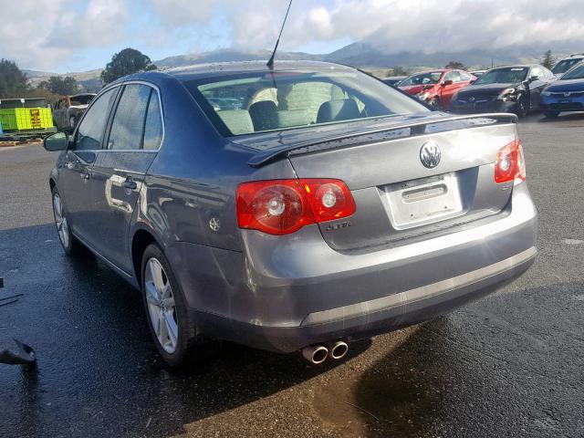 3VWEG71K77M065023 - 2007 VOLKSWAGEN JETTA WOLF GRAY photo 3