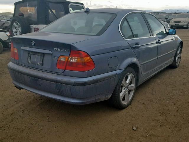 WBAEW53474PN34798 - 2004 BMW 330 XI BLUE photo 4