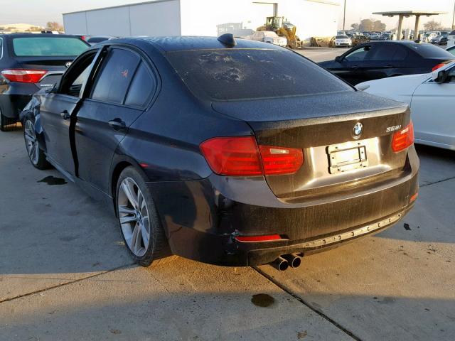 WBA3C1C52CF432492 - 2012 BMW 328 I SULE BLACK photo 3