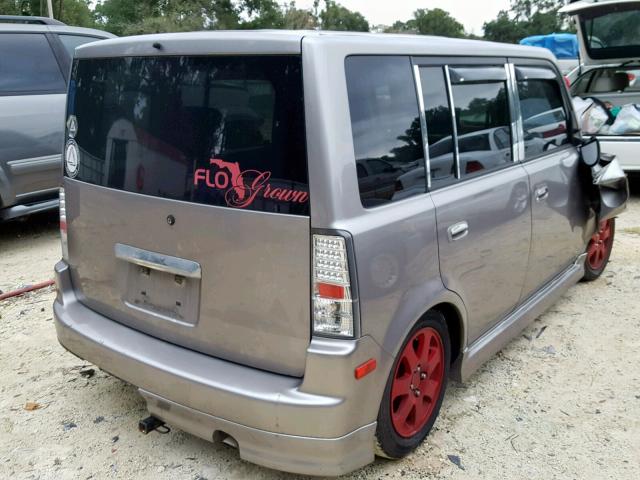 JTLKT324X64116068 - 2006 TOYOTA SCION XB Сұр фото 4