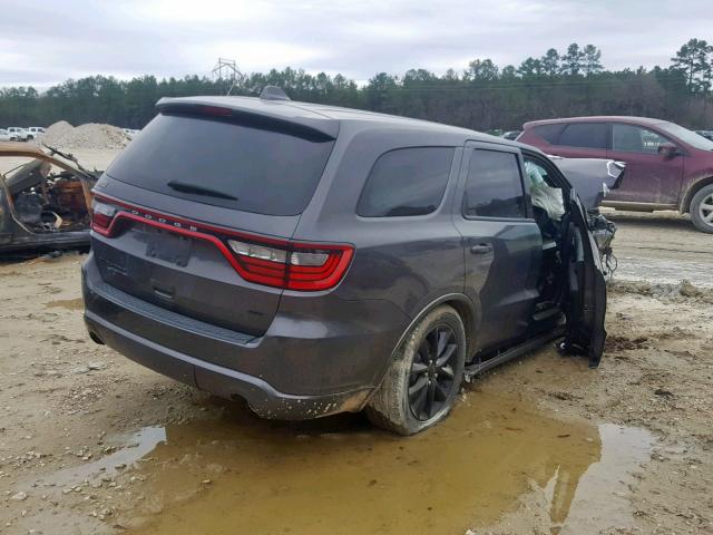 1C4RDHDG4HC610771 - 2017 DODGE DURANGO GT GRAY photo 4