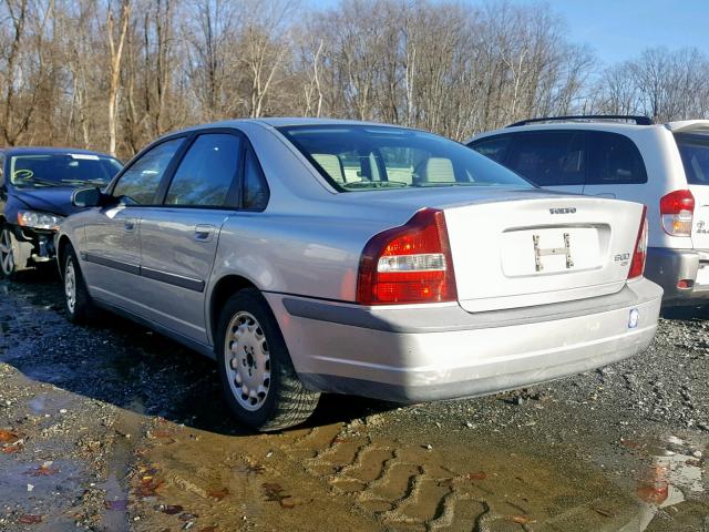 YV1TS94D0Y1133477 - 2000 VOLVO S80 SILVER photo 3