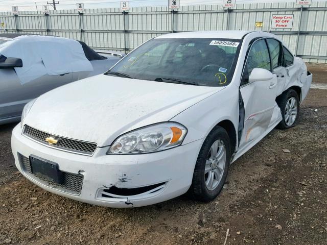 2G1WA5E38E1169145 - 2014 CHEVROLET IMPALA LIM WHITE photo 2