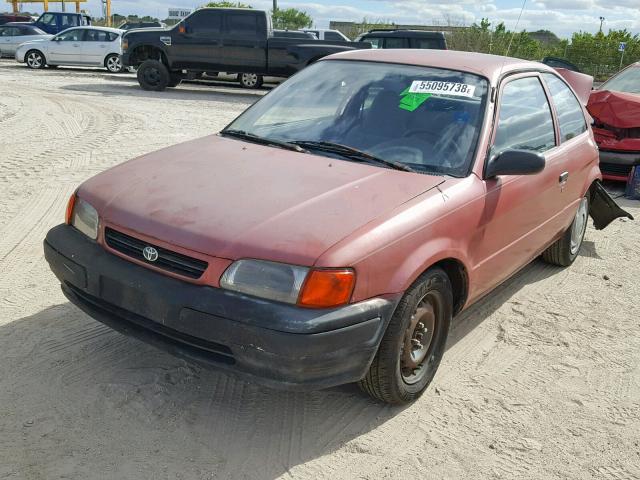 JT2AC52L9V0229888 - 1997 TOYOTA TERCEL CE RED photo 2