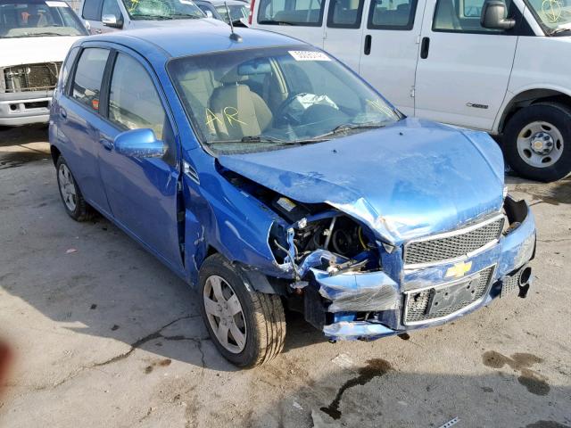 KL1TD6DE2AB084412 - 2010 CHEVROLET AVEO LS BLUE photo 1