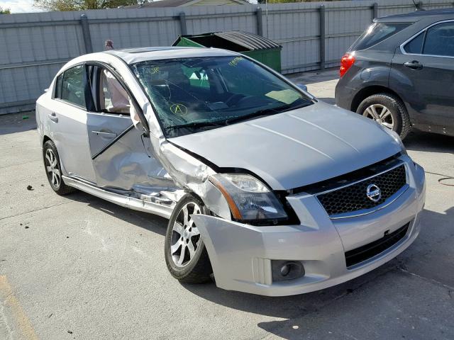 3N1AB6AP1CL616037 - 2012 NISSAN SENTRA 2.0 SILVER photo 1